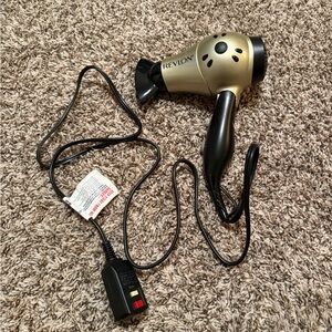 Revlon Gold and Black Compact Hair Dryer